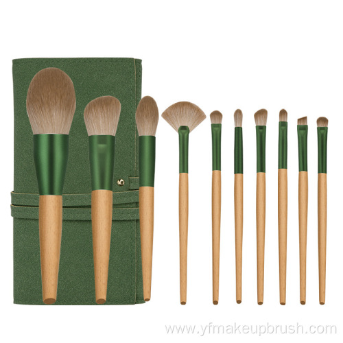 Green radish makeup brush set lipstick brush makeup